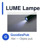 Lampe torche personnalisable en aluminium avec logo - LUME - Miniature 3