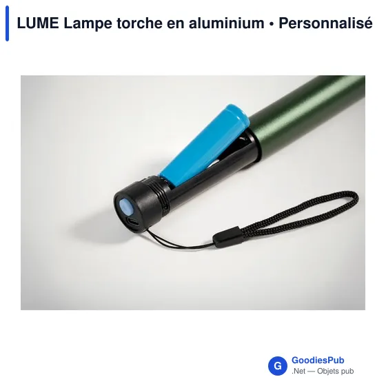 Lampe torche personnalisable en aluminium avec logo - LUME - Image 4