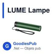 Lampe torche personnalisable en aluminium avec logo - LUME - Miniature 6