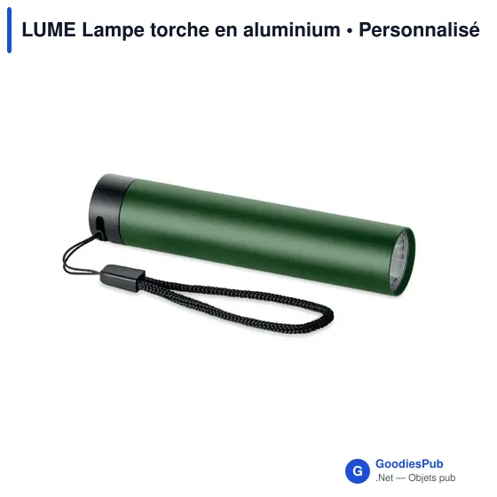Lampe torche personnalisable en aluminium avec logo - LUME - Image 6
