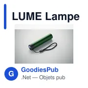 Lampe torche personnalisable en aluminium avec logo - LUME - Miniature 7