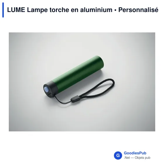 Lampe torche personnalisable en aluminium avec logo - LUME - Image 7