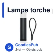 Lampe torche personnalisable en aluminium avec logo - LUME - Miniature 9