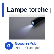 Lampe torche personnalisable en aluminium avec logo - LUME - Miniature 10