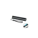Variante noir - Lampe torche personnalisable en aluminium avec logo - LUME