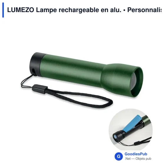 Lampe torche personnalisable LUMEZO avec logo - Image 1