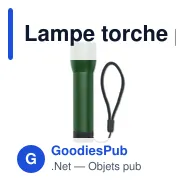 Lampe torche personnalisable LUMEZO avec logo - Miniature 2