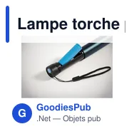 Lampe torche personnalisable LUMEZO avec logo - Miniature 12