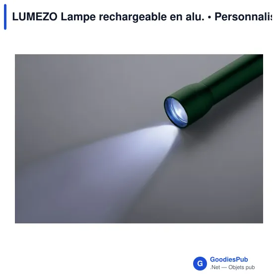 Lampe torche personnalisable LUMEZO avec logo - Image 3