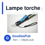 Lampe torche personnalisable LUMEZO avec logo - Miniature 4