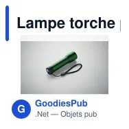 Lampe torche personnalisable LUMEZO avec logo - Miniature 7