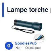Lampe torche personnalisable LUMEZO avec logo - Miniature 8