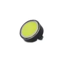 Variante Noir - Lumière multifonction personnalisable rechargeable avec logo - R-ABS recyclé