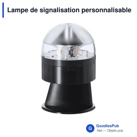 Lampe de signalisation personnalisable V16 avec logo - Busby