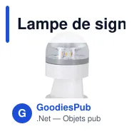 Lampe de signalisation personnalisable V16 avec logo - Busby - Miniature 11