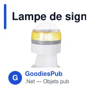 Lampe de signalisation personnalisable V16 avec logo - Busby - Miniature 12