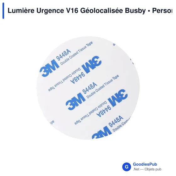 Lampe de signalisation personnalisable V16 avec logo - Busby - Image 6