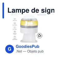 Lampe de signalisation personnalisable V16 avec logo - Busby - Miniature 9