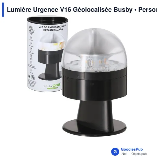 Lampe de signalisation personnalisable V16 avec logo - Busby - Image 10