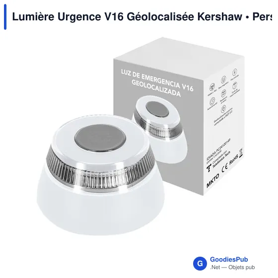 Lampe de signalisation personnalisable avec logo - Lumière Urgence V16 Kershaw - Image 11