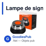 Lampe de signalisation personnalisable avec logo - Lumière Urgence V16 Kershaw - Miniature 12