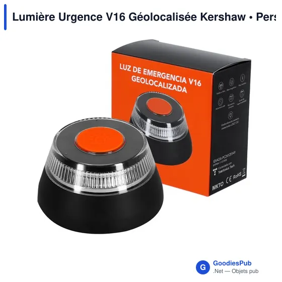Lampe de signalisation personnalisable avec logo - Lumière Urgence V16 Kershaw - Image 12