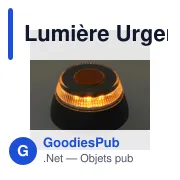 Lampe de signalisation personnalisable avec logo - Lumière Urgence V16 Kershaw - Miniature 3