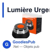 Lampe de signalisation personnalisable avec logo - Lumière Urgence V16 Kershaw - Miniature 5