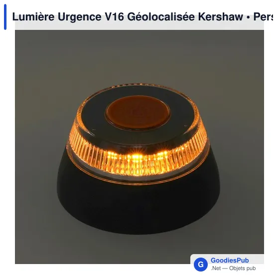 Lampe de signalisation personnalisable avec logo - Lumière Urgence V16 Kershaw - Image 10
