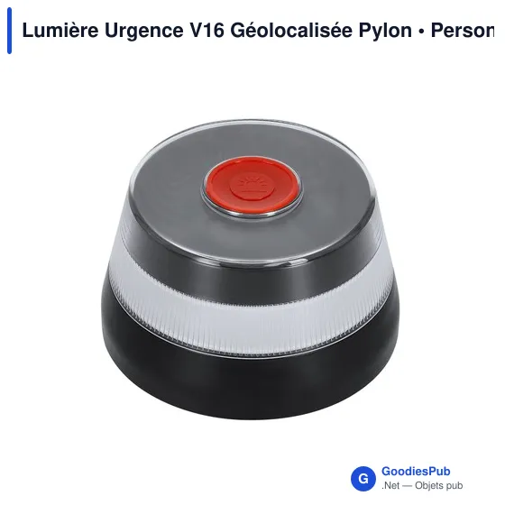 Lumière d'Urgence V16 Personnalisable avec Logo - Pylon - Image 2