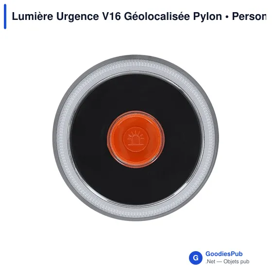Lumière d'Urgence V16 Personnalisable avec Logo - Pylon - Image 4