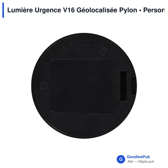 Lumière d'Urgence V16 Personnalisable avec Logo - Pylon - Image 5