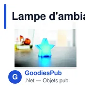 Lampe d'ambiance personnalisable LUMISTAR avec logo - Miniature 5