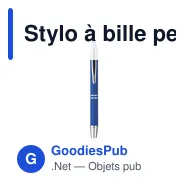 Stylo à bille personnalisable Luna Soft Touch avec logo - Miniature 4