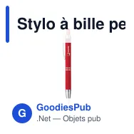 Stylo à bille personnalisable Luna Soft Touch avec logo - Miniature 8