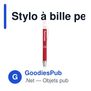 Stylo à bille personnalisable Luna Soft Touch avec logo - Miniature 9