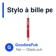 Stylo à bille personnalisable Luna Soft Touch avec logo - Miniature 10