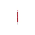 Variante rouge - Stylo à bille personnalisable Luna Soft Touch avec logo
