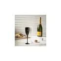 Variante blanc - Verre à Champagne personnalisable en plastique - Lunaireavec logo