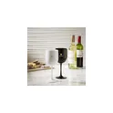 Variante noir - Verre à Vin Personnalisable en Plastique Réutilisable - Lunaireavec logo