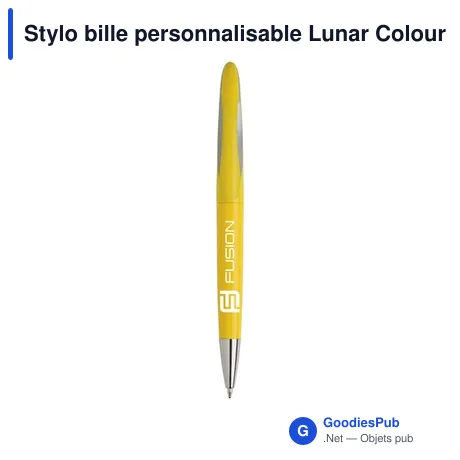 Stylo bille personnalisable Lunar Colour avec logo