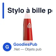Stylo à bille personnalisable en ABS recyclé avec logo - Lunar GRS - Miniature 4