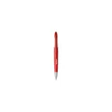 Variante rouge - Stylo à bille personnalisable en ABS recyclé avec logo - Lunar GRS