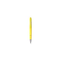 Variante jaune - Stylo à bille personnalisable en ABS recyclé avec logo - Lunar GRS