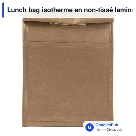 Lunch bag isotherme en non-tissé laminé Onni