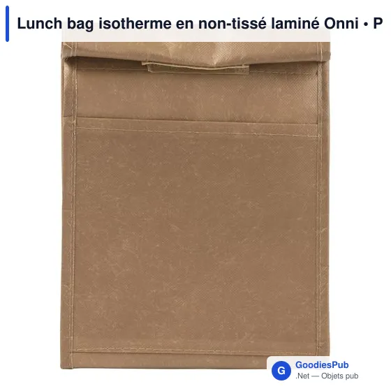 Lunch bag isotherme en non-tissé laminé Onni - Image 1