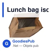 Lunch bag isotherme en non-tissé laminé Onni - Miniature 4