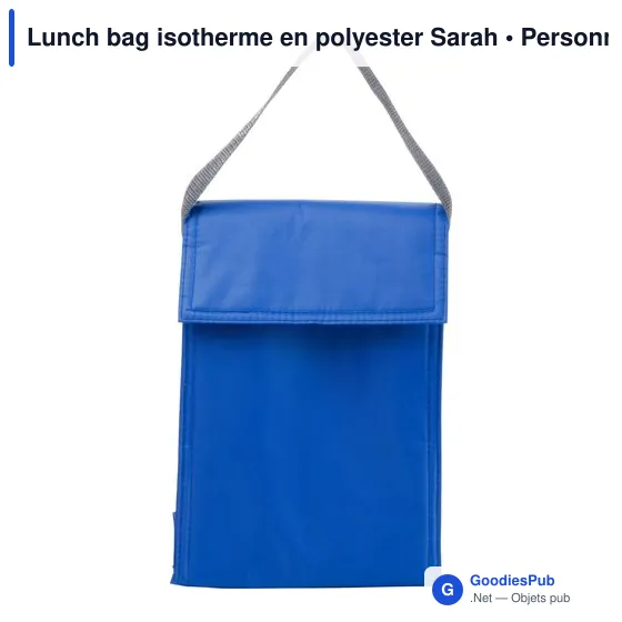 Sac à lunch isotherme personnalisable avec logo - modèle Sarah - Image 8