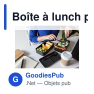 Boîte à lunch personnalisable 2 en 1 avec logo | Tijani - Miniature 2