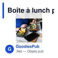 Boîte à lunch personnalisable 2 en 1 avec logo | Tijani - Miniature 11